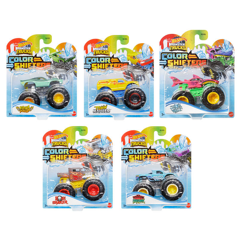 Hot Wheels Monster Trucks Color Shifters assorted car Nerdscape