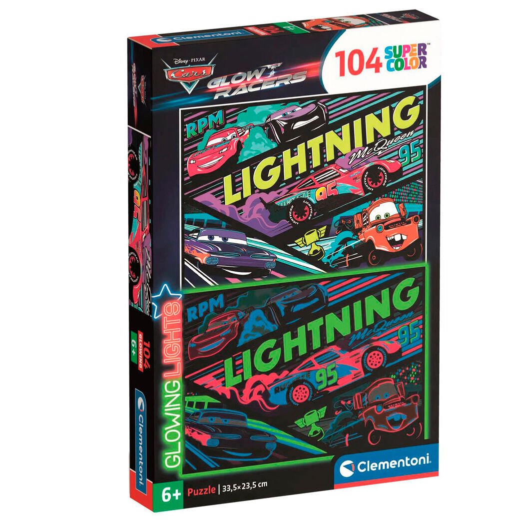 Disney Cars glowing puzzle 104pcs - Nerdscape