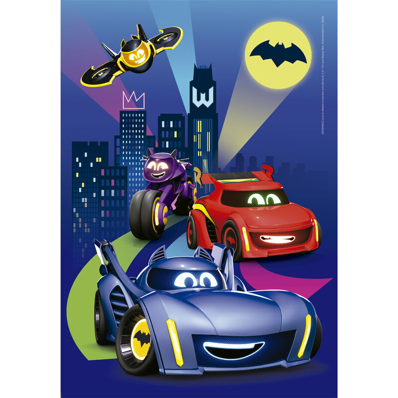 Puzzle Batwheels DC Comics 60 pièces