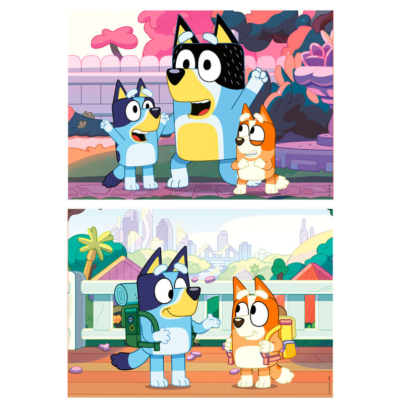 Bluey briefcase puzzle 2x20pcs