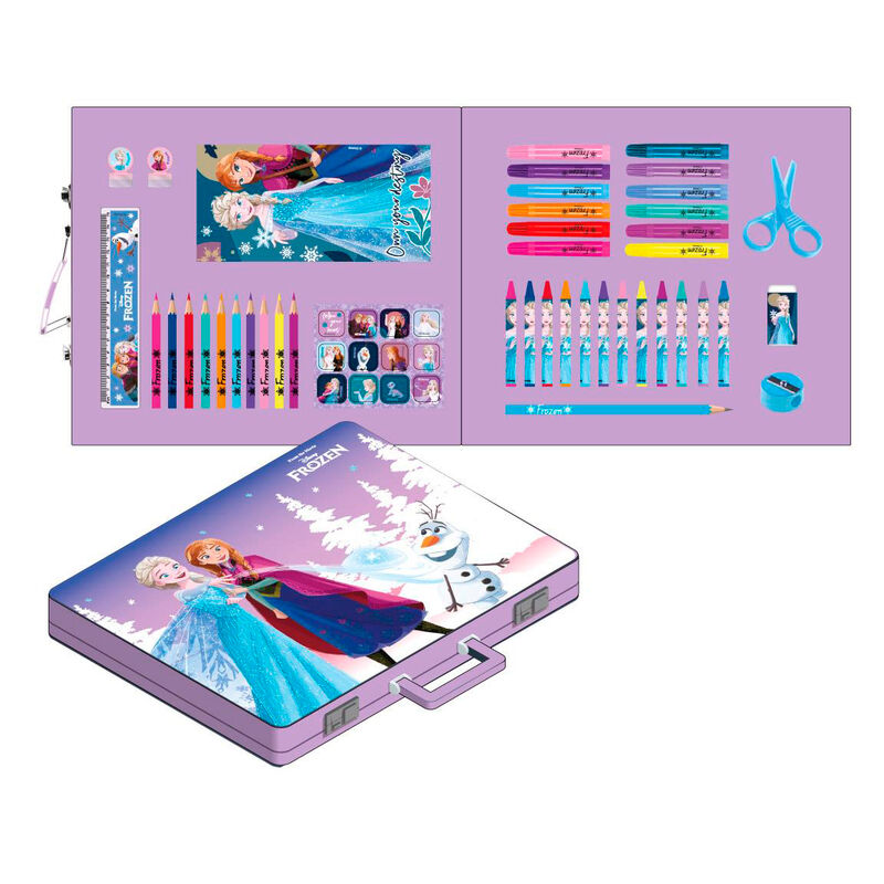 Disney Frozen colouring stationery case