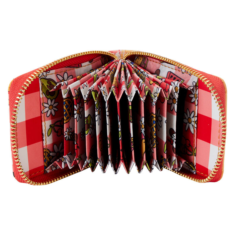 Couverture de pique-nique Loungefly Disney Mickey et ses amis, portefeuille accordéon