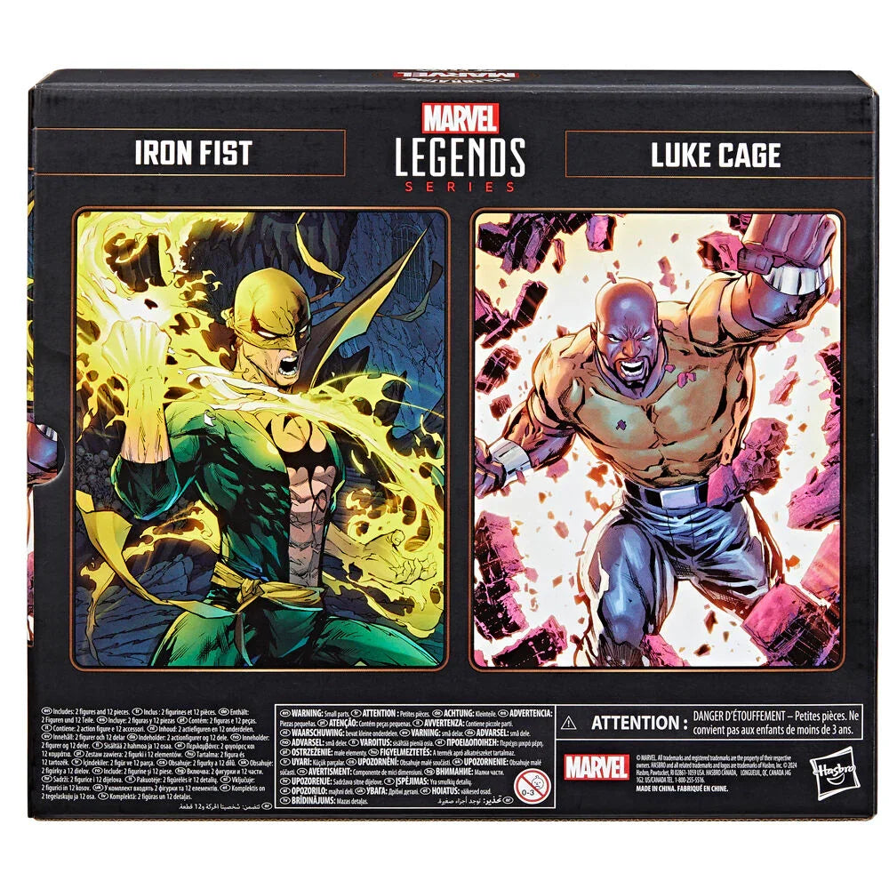 Coffret de figurines Iron Fist et Luke Cage (15 cm) pour célébrer les 65 ans de Marvel