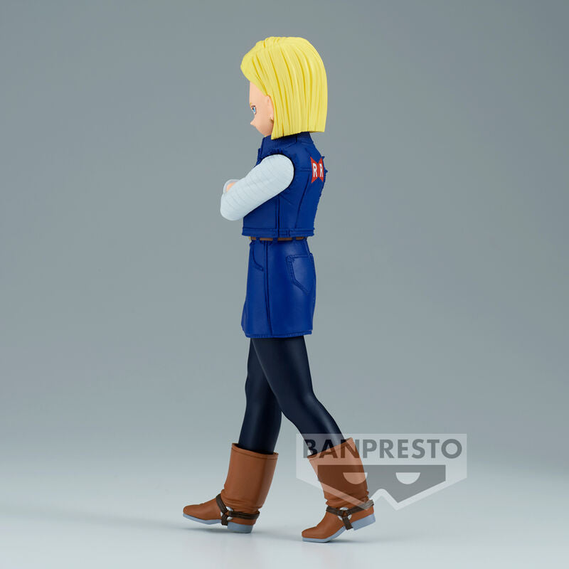 Figurine Dragon Ball Z Android 18 Solid Edge Work de 17 cm