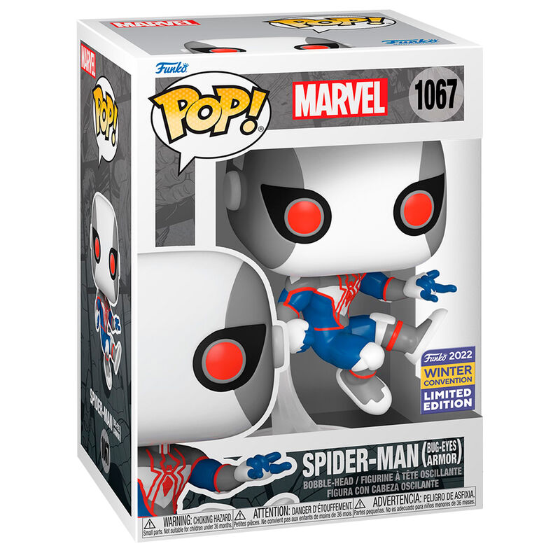 Funko Pop! Marvel Spiderman Exclusive - Figura da Collezione Vinyl Nerdscape