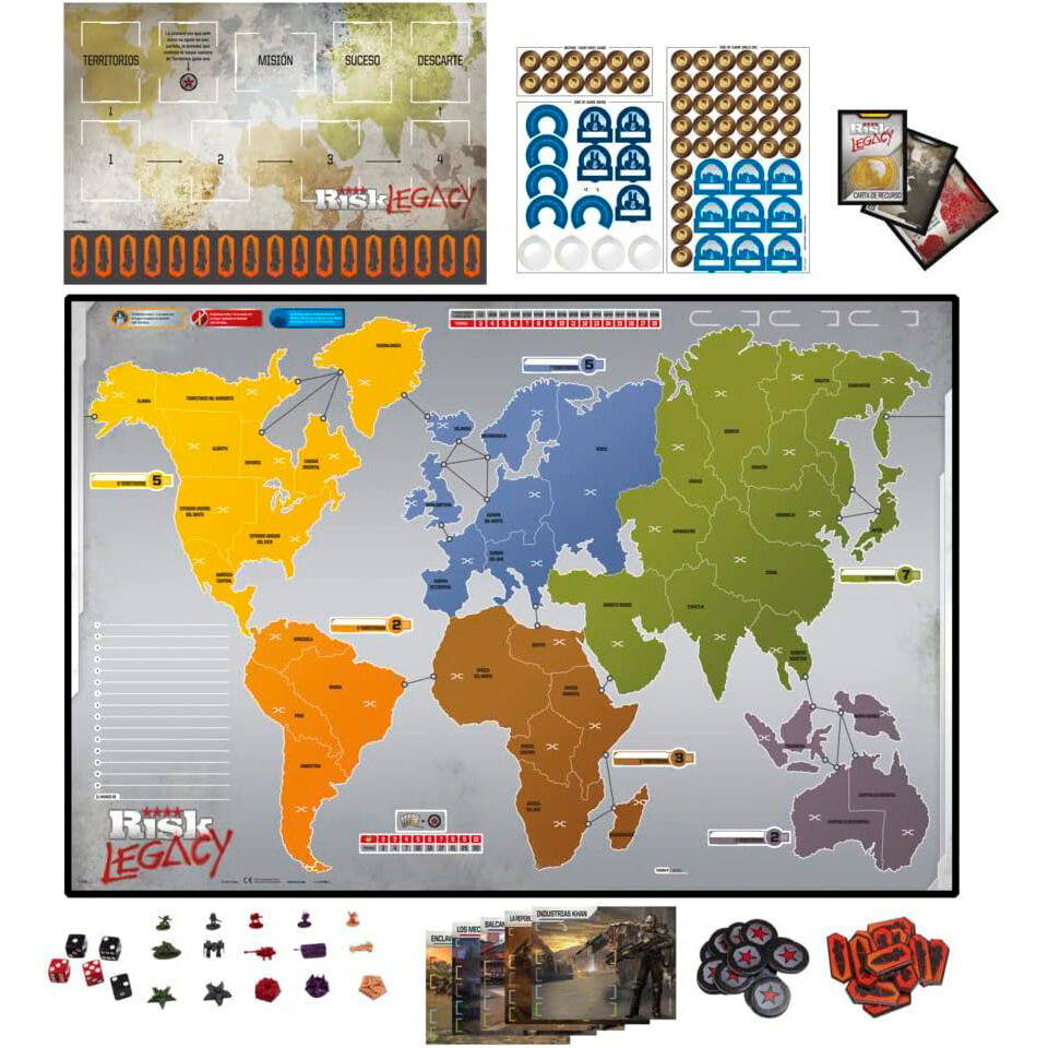 Risk Legacy Edizione Spagnola - Gioco da Collezione - Nerdscape