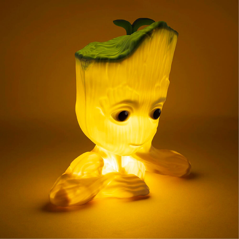 Lampe 3D sonore Groot des Gardiens de la Galaxie de Marvel (22 cm)