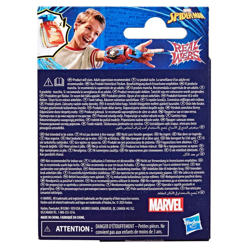 Toiles d'araignée réelles de Spiderman Marvel