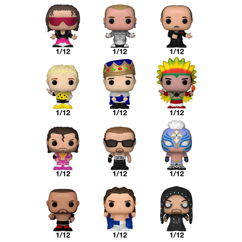 Assorted Bitty POP figures WWE