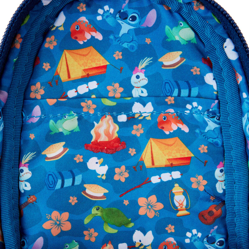Loungefly Disney Stitch Camping Cuties pencil case