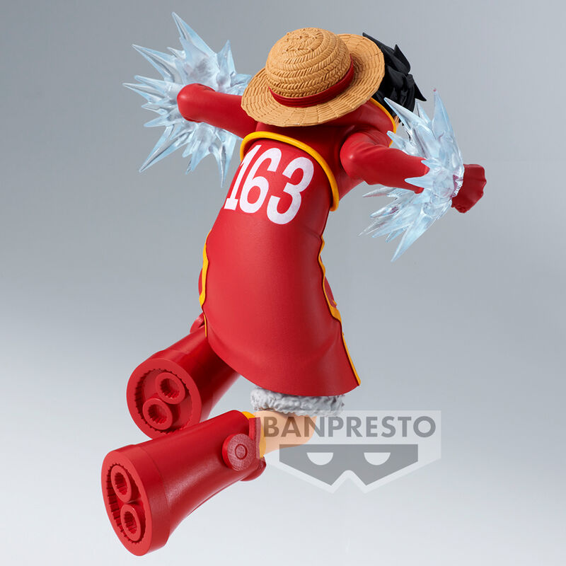 Figurine One Piece Monkey D. Luffy Battle Record de 14 cm