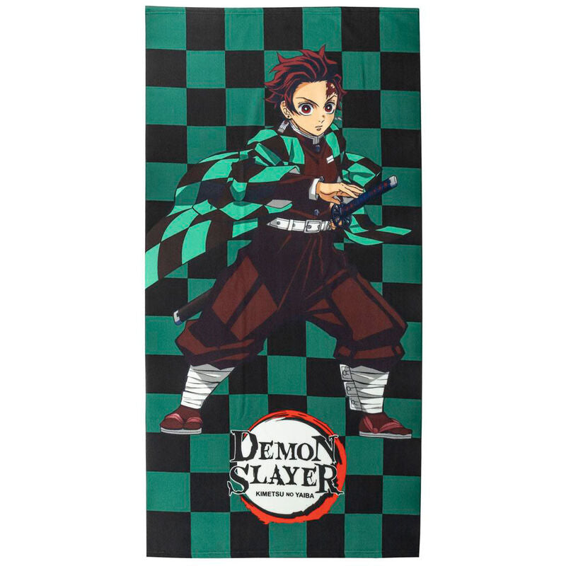 Demon Slayer Kimetsu no Yaiba microfibre beach towel