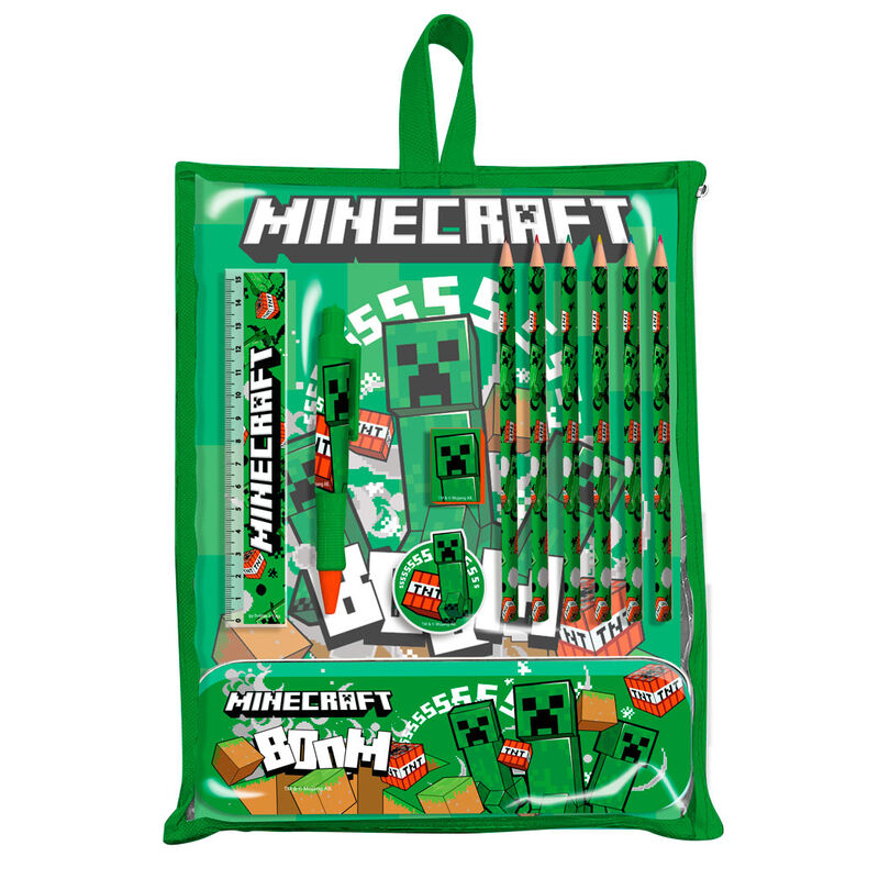 Ensemble de papeterie Minecraft