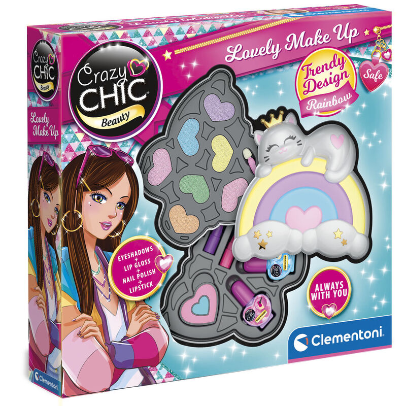 Crazy Chic Lovely Make Up Arcoíris case