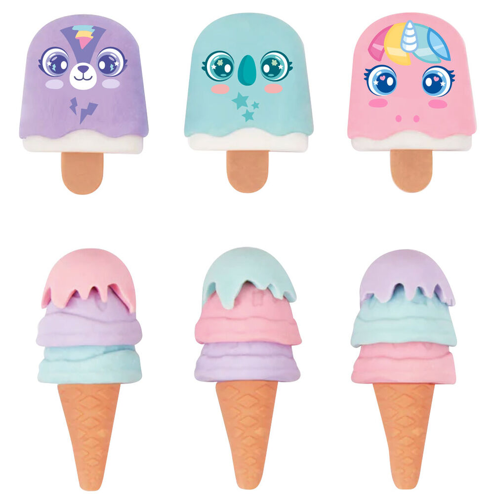 Sweet Dreams shaped erasers