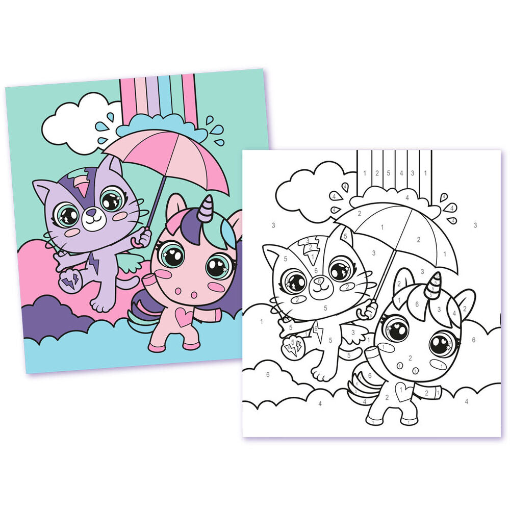 Sweet Dreams paint by numbers assorted set