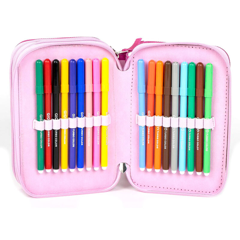 Trousse triple à crayons Minnie Disney