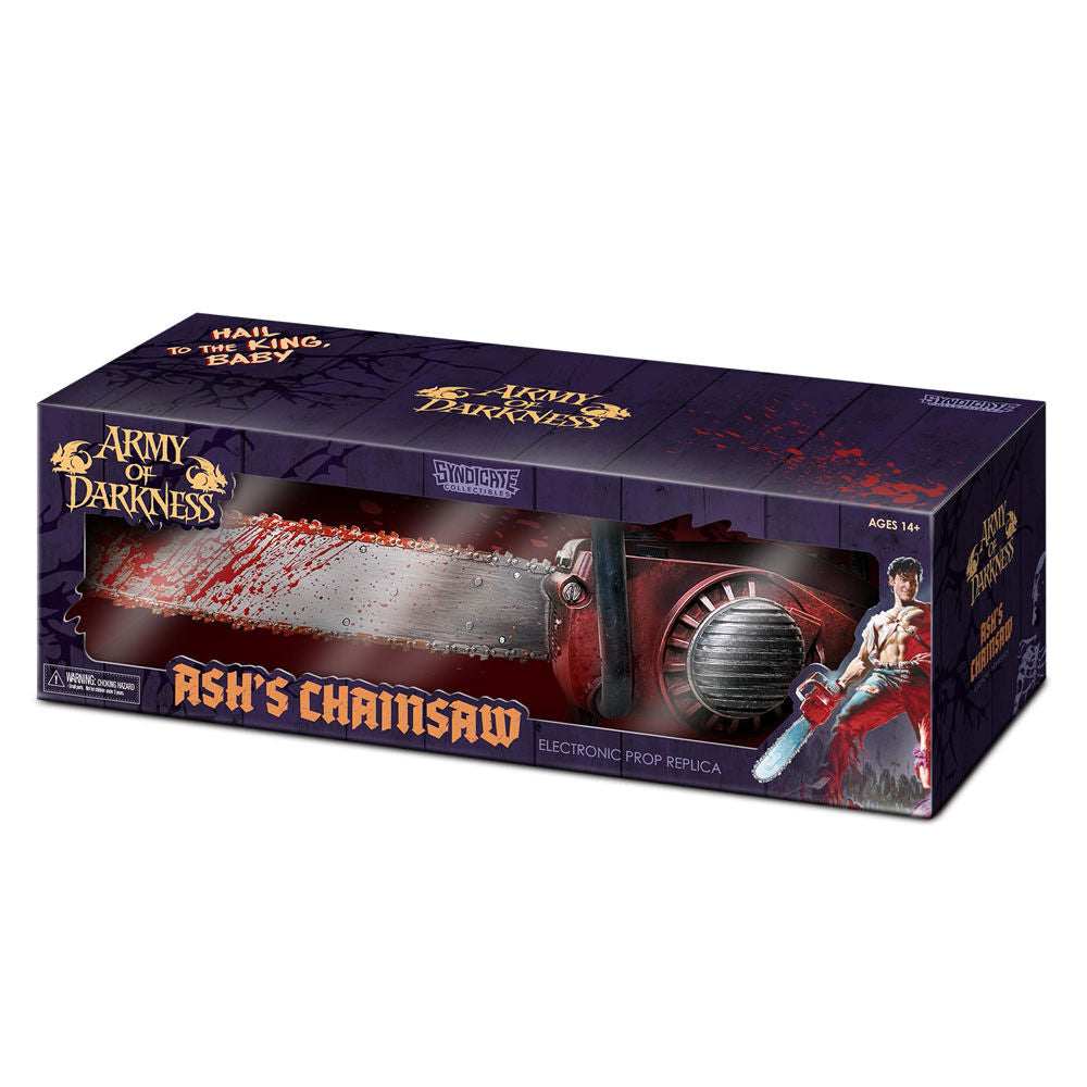 Réplique électronique de la tronçonneuse Ash de l'Armée des Ténèbres (71 cm)