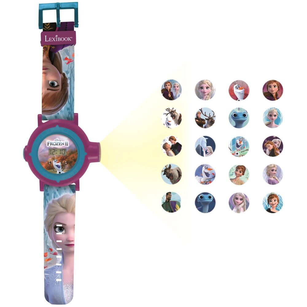 Horloge projecteur numérique Disney La Reine des Neiges