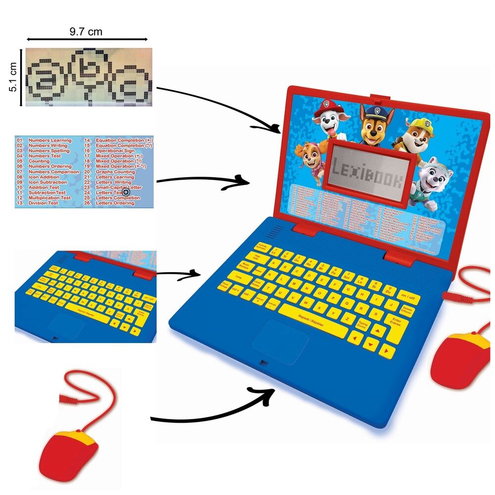 Paw Patrol educational laptop