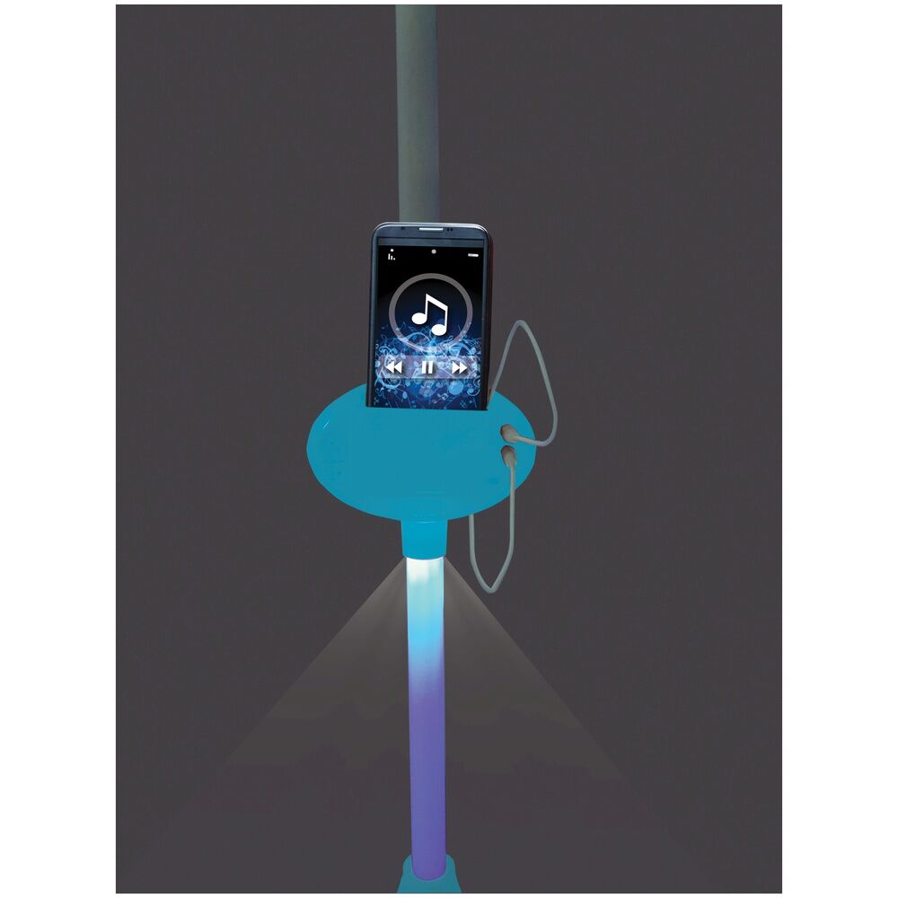 Microphone Disney La Reine des Neiges avec pied lumineux