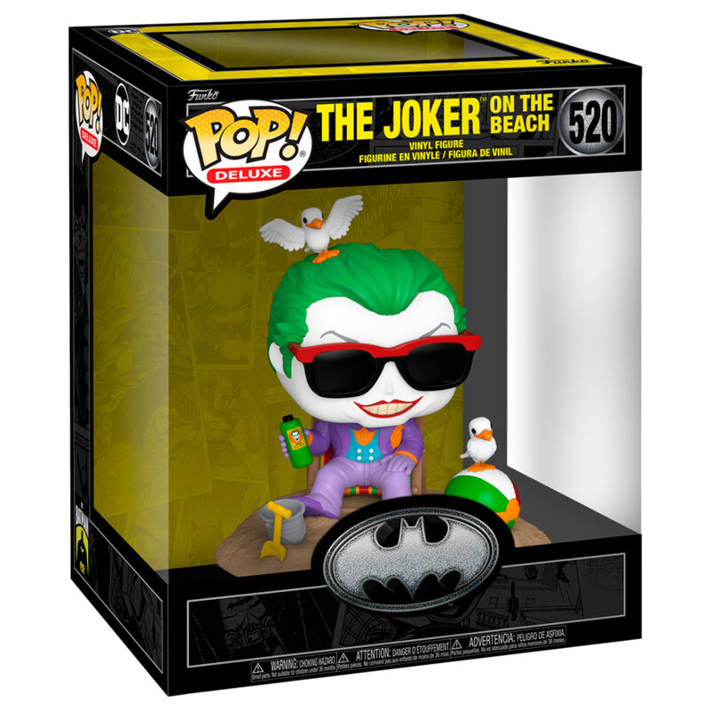 Figurine POP Deluxe DC Comics Joker sur la plage