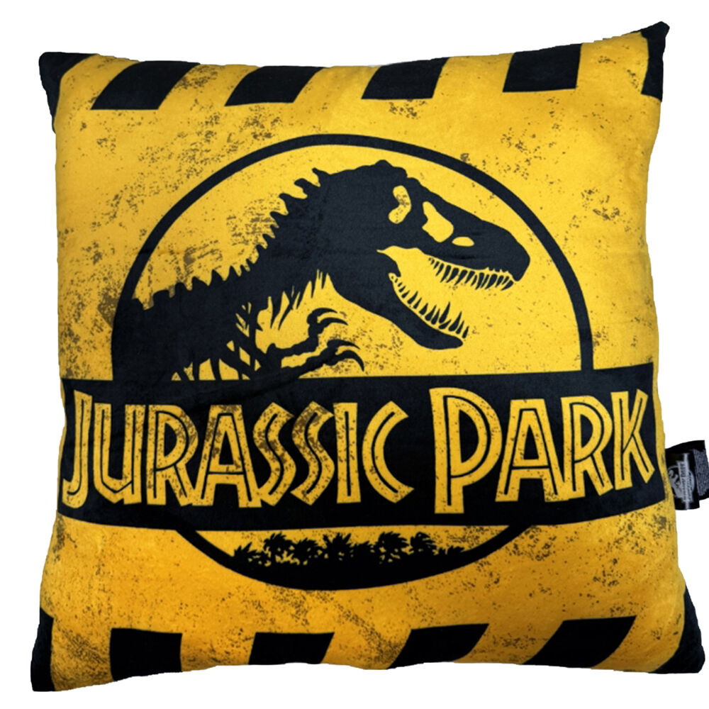 Jurassic Park logo cushion Nerdscape