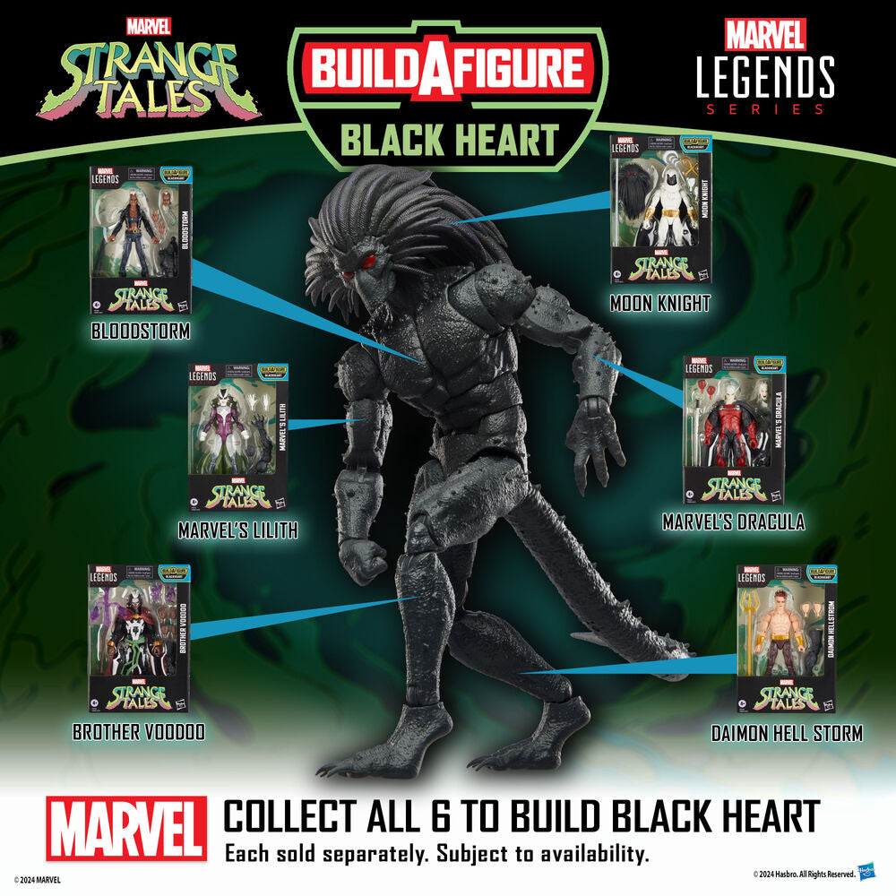 Marvel Blackheart BuildAfigure 15cm - Figura da Collezione - Nerdscape
