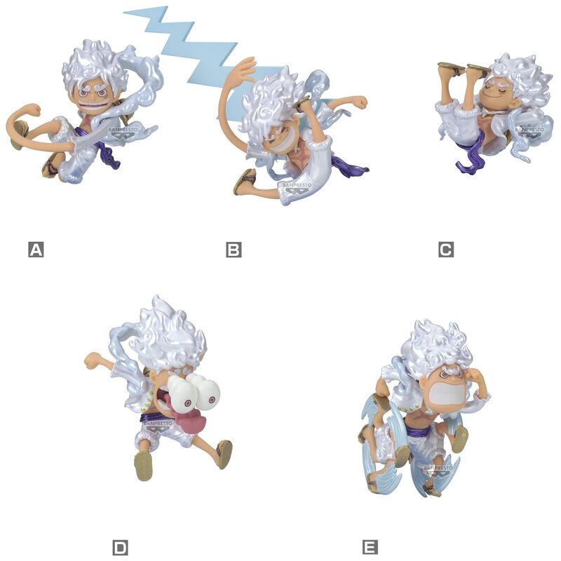 One Piece Monkey D Luffy Gear 5 World Collectable figure 7cm