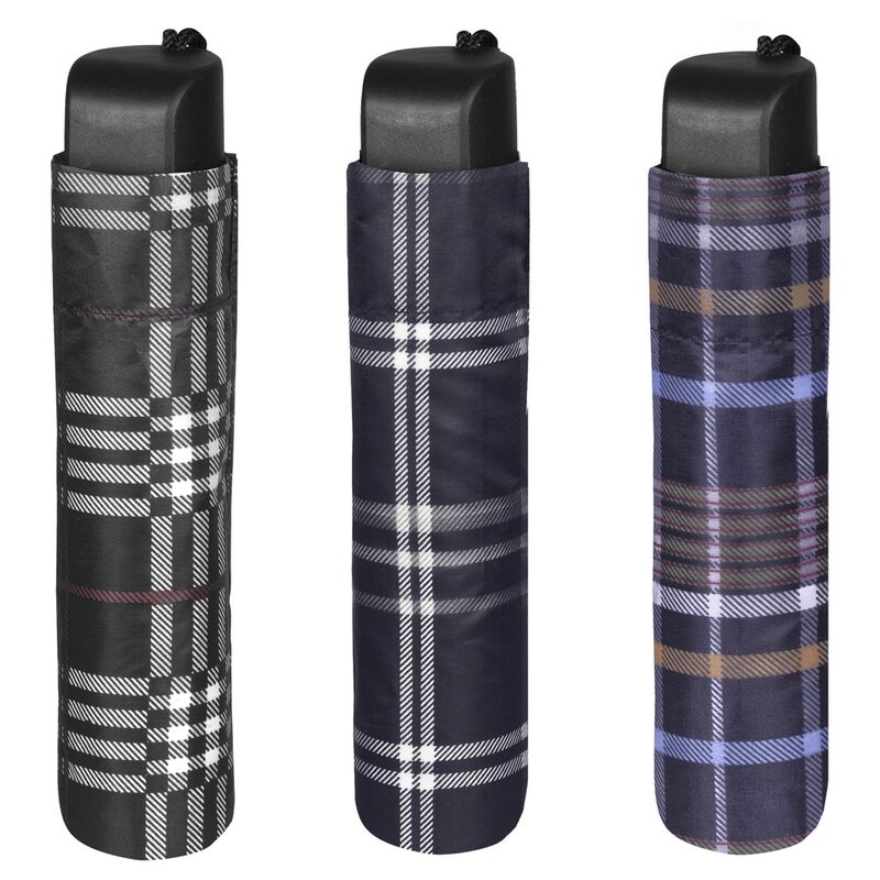 Manual folding escoces umbrella assorted 54cm