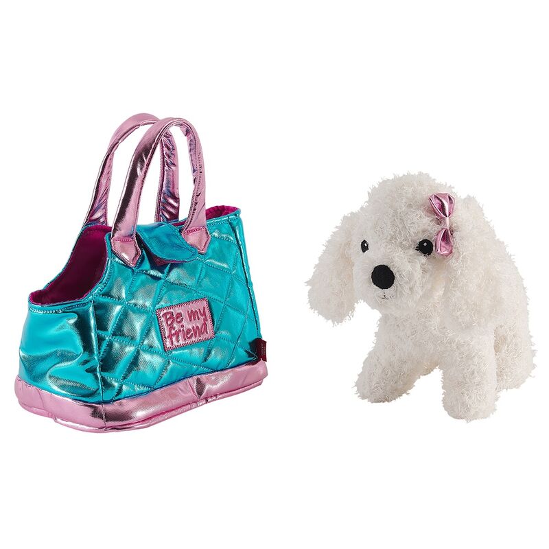 Han bag + plush blue Didi dog 28cm