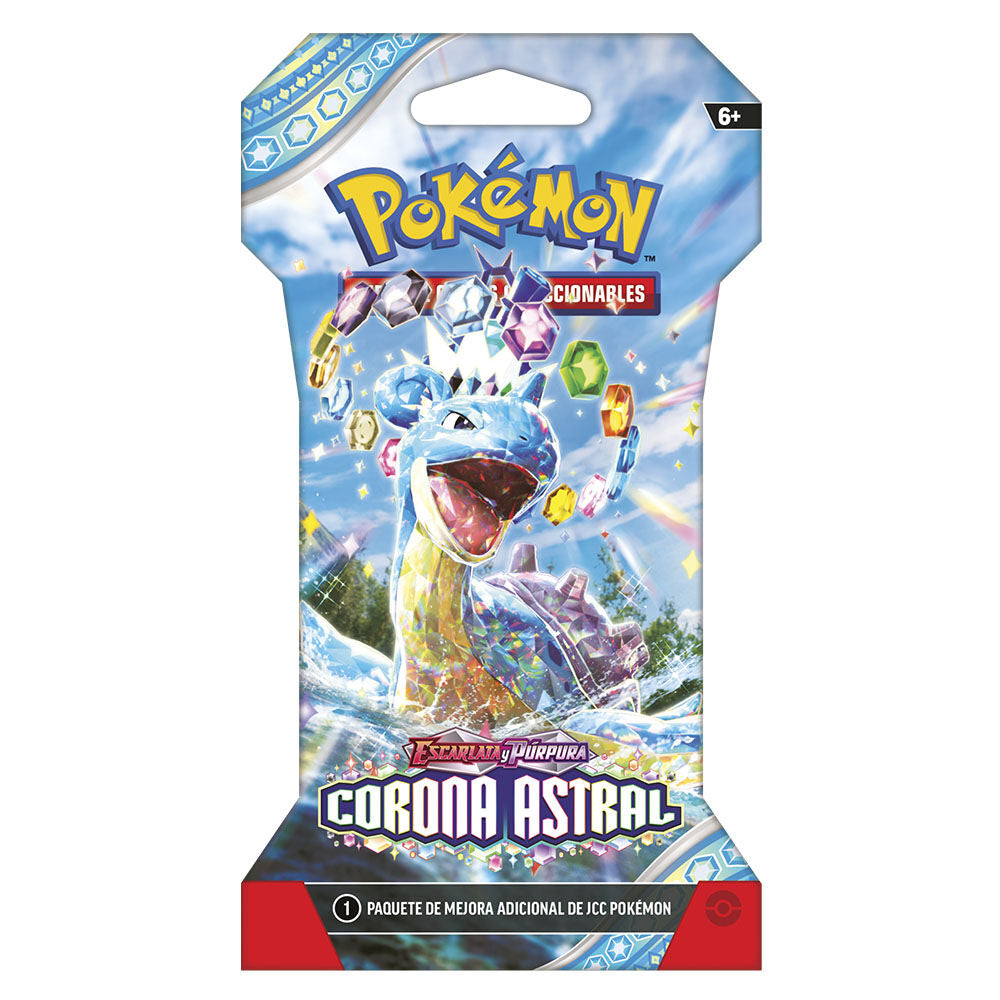 Enveloppe du jeu de cartes à collectionner Pokémon Scarlet & Purple Astral Crown (version espagnole)