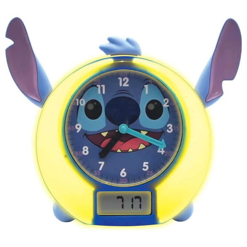 English Disney Stitch Storytelling educational clock and lights