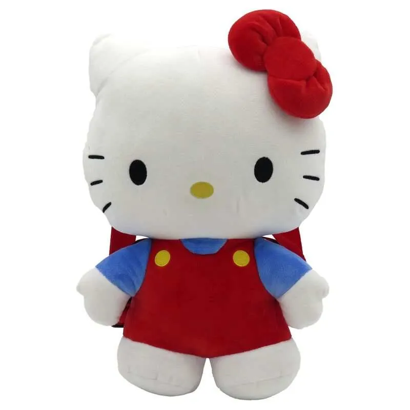 Hello Kitty plush backpack 35cm with adjustable straps