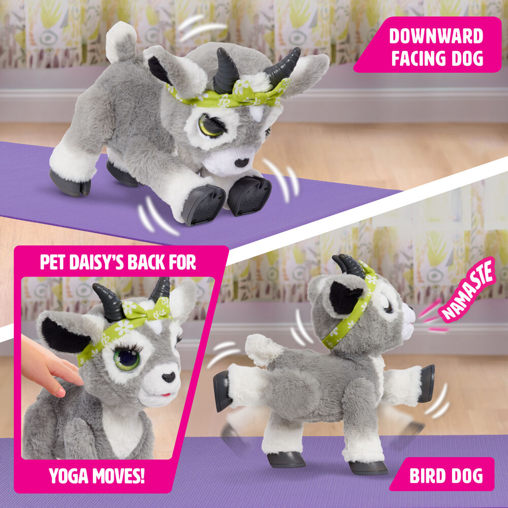 FurReal Daisy Yoga goat Interactive plush toy