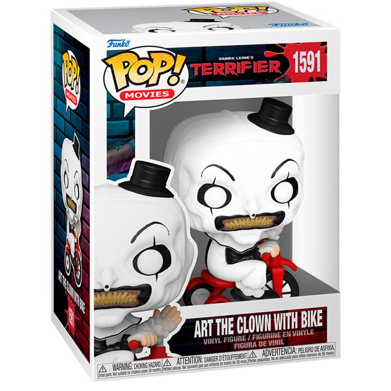 POP figure Terrifier Art the Clown with Bike - Nerdscape