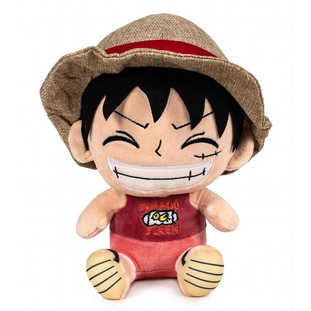 Peluche Monkey D. Luffy de One Piece, 25 cm