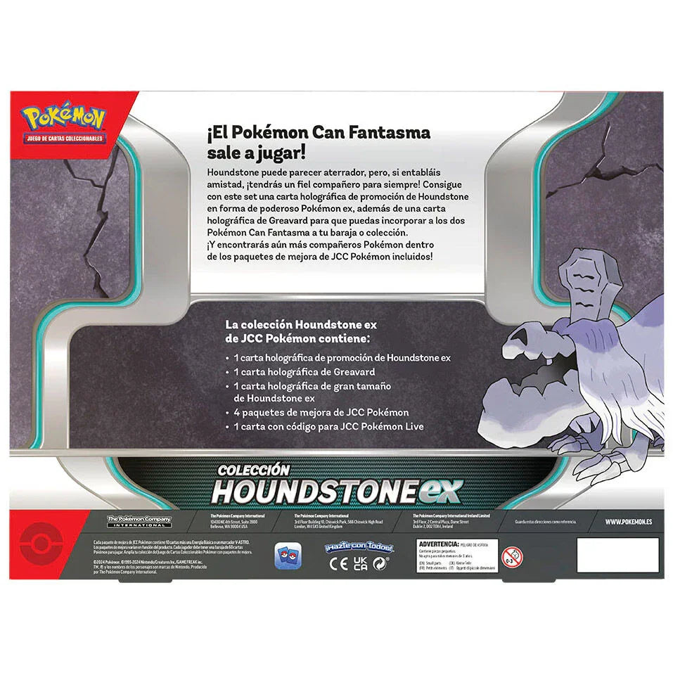 Spanish Pokemon Houndstone collectible card game box Nerdscape