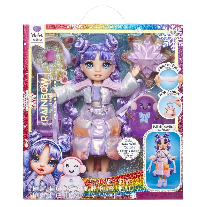 Rainbow High Violet Willow Winter purple doll