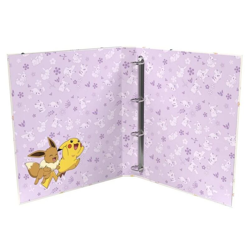 Pokemon Flowers A4 folder rings