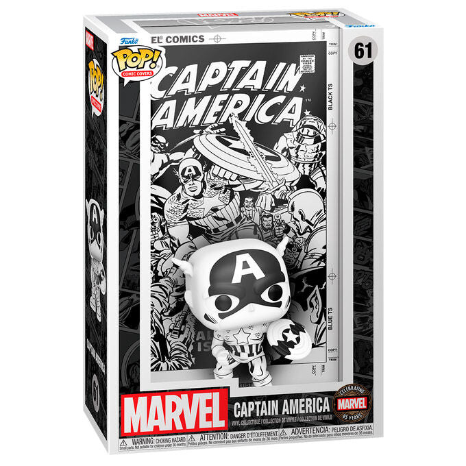 Figurine POP Captain America (Marvel) - Couvertures de BD