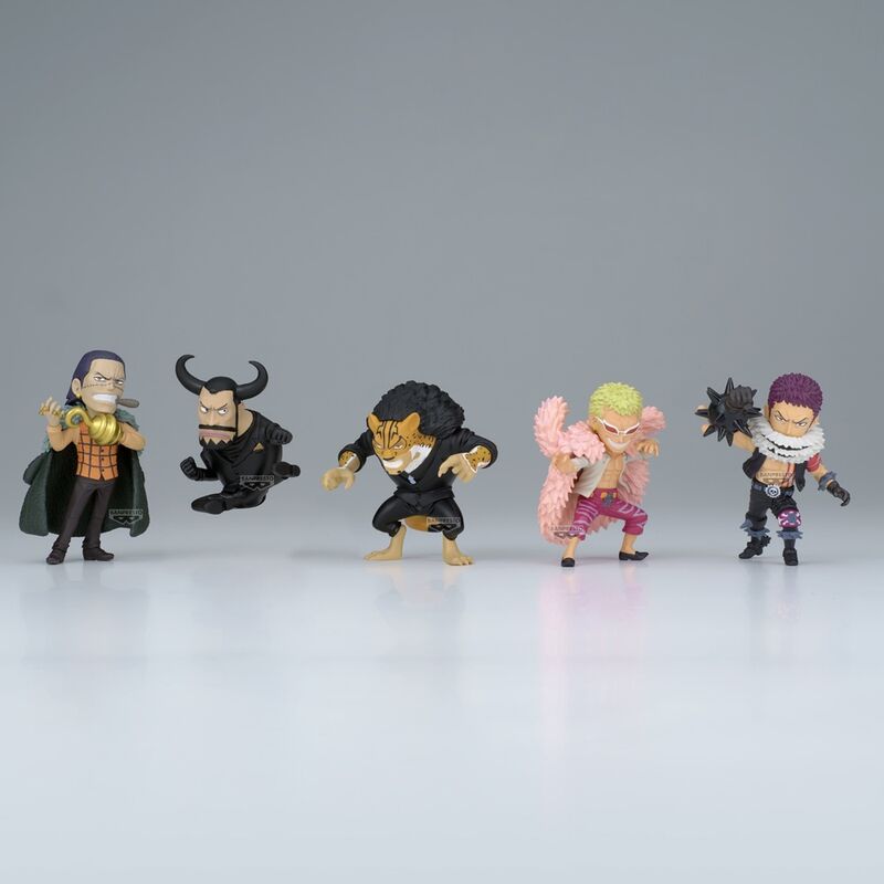 Figurines de collection One Piece Rival World assorties, 7 cm