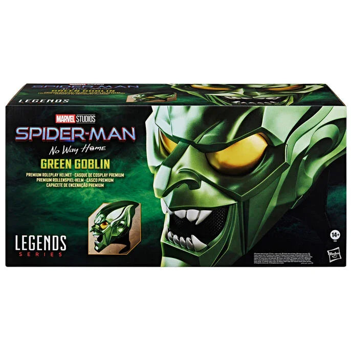 Marvel Legends Green Goblin Spider-Man: No Way Home Premium Roleplay Helmet - Nerdscape Nerdscape