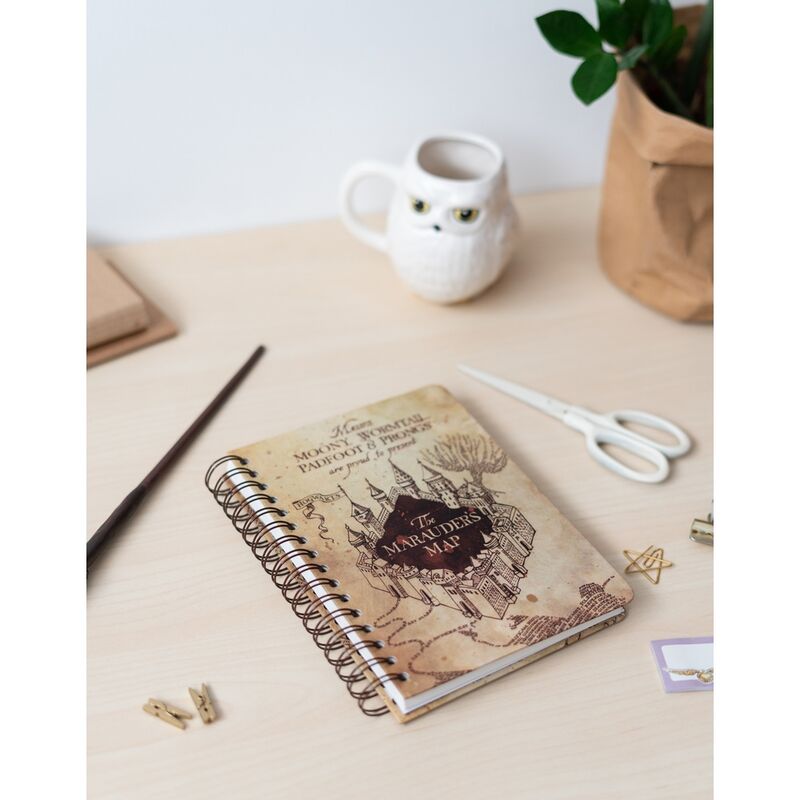 Harry Potter Marauders Map A5 notebook Nerdscape