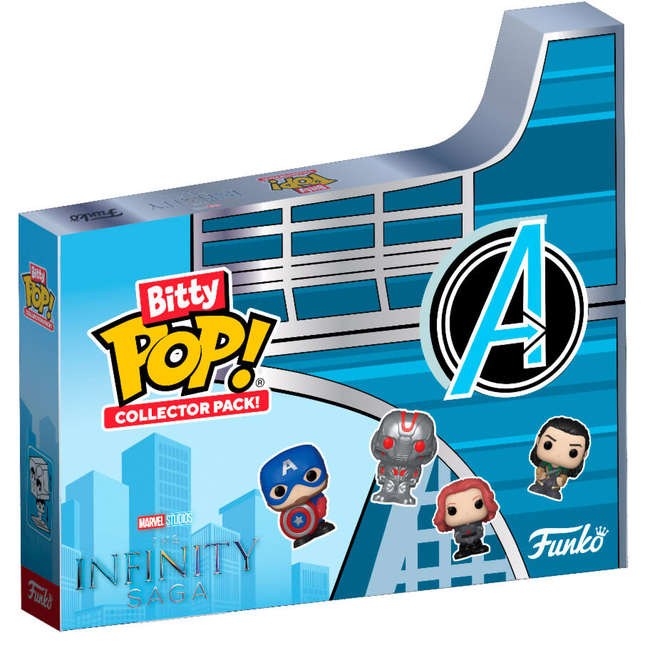 Lot de 12 figurines Bitty POP Marvel Infinity Saga