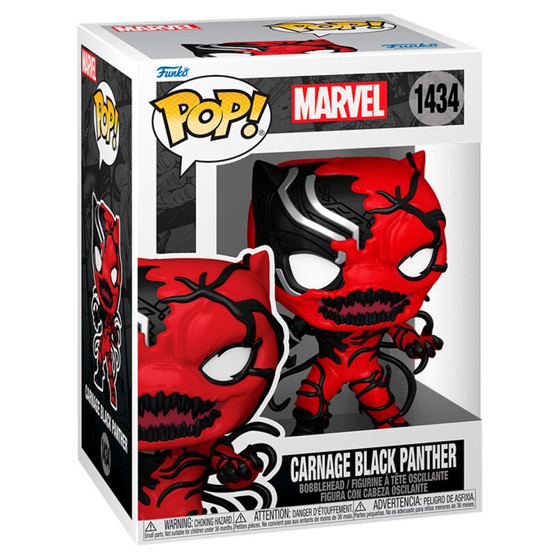 POP figure Marvel Carnage Black Panther - Nerdscape