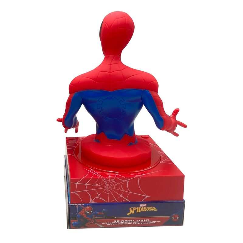 Lampe 3D Marvel Spiderman avec réveil
