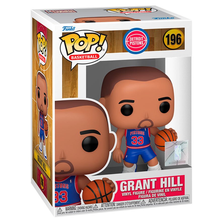 POP figure NBA Detroit Pistons Grant Hill - Nerdscape