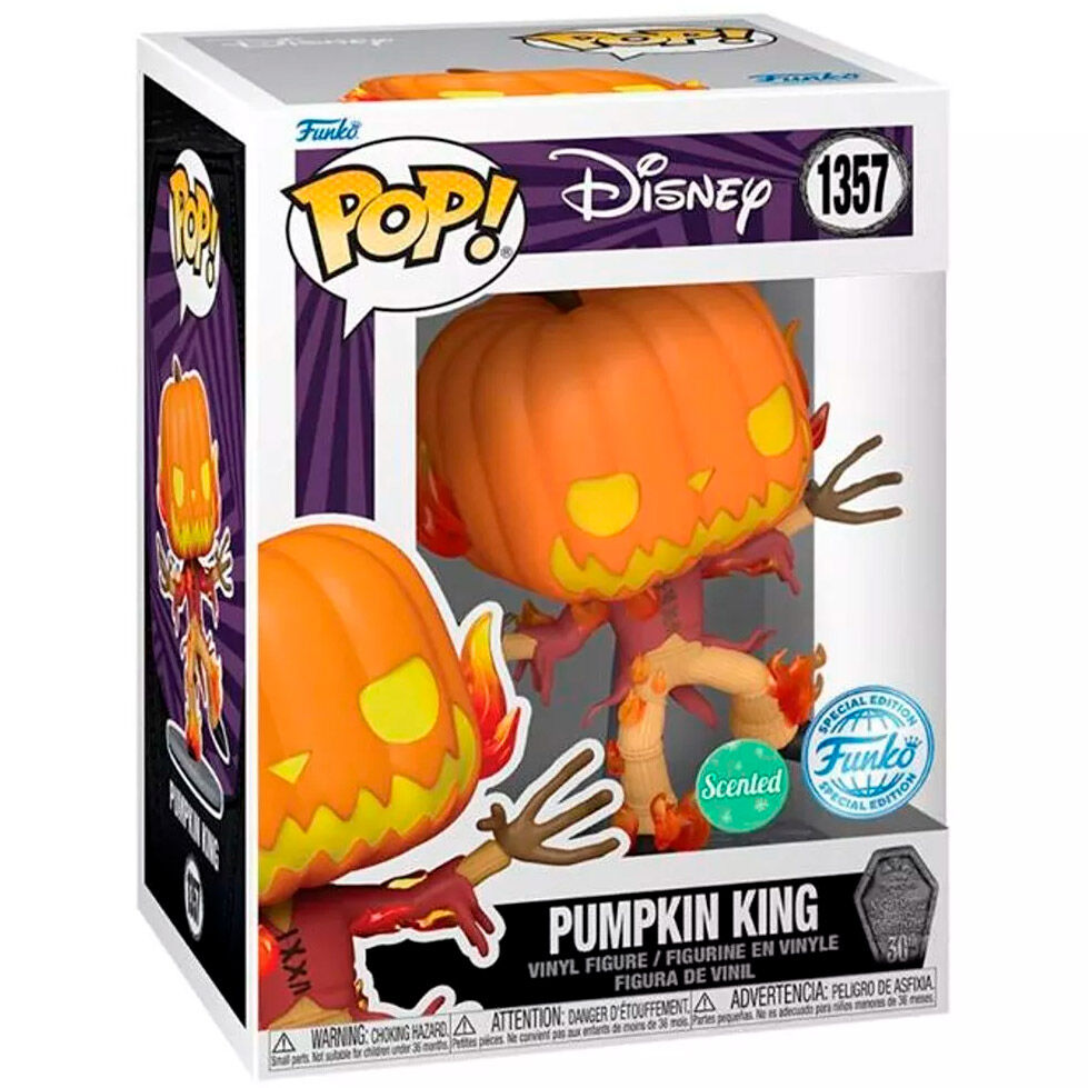 Funko Pop! Nightmare Before Christmas Pumpkin King - Figura da Collezione Vinyl