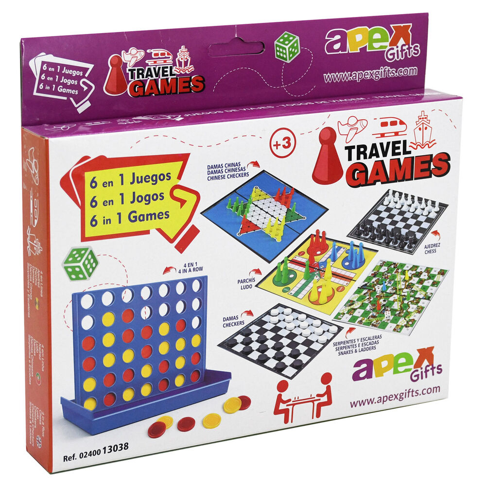 6-in-1 travel game